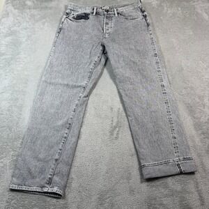 Todd Snyder Selvedge Jeans Mens 32x30 (Fits 34x29) Gray Acid Wash Straight Leg